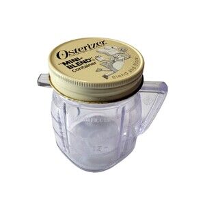 Vintage Oster Osterizer Mini Blender 8oz Plastic Container